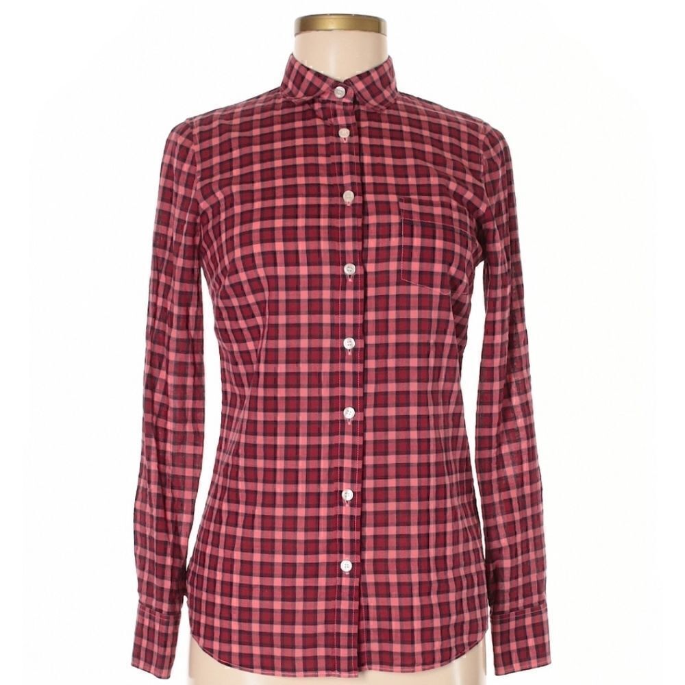 J CREW Checkered Cotton Shirt